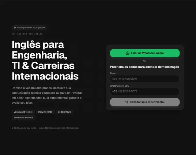 Landing Page Design and Development portfolio preview