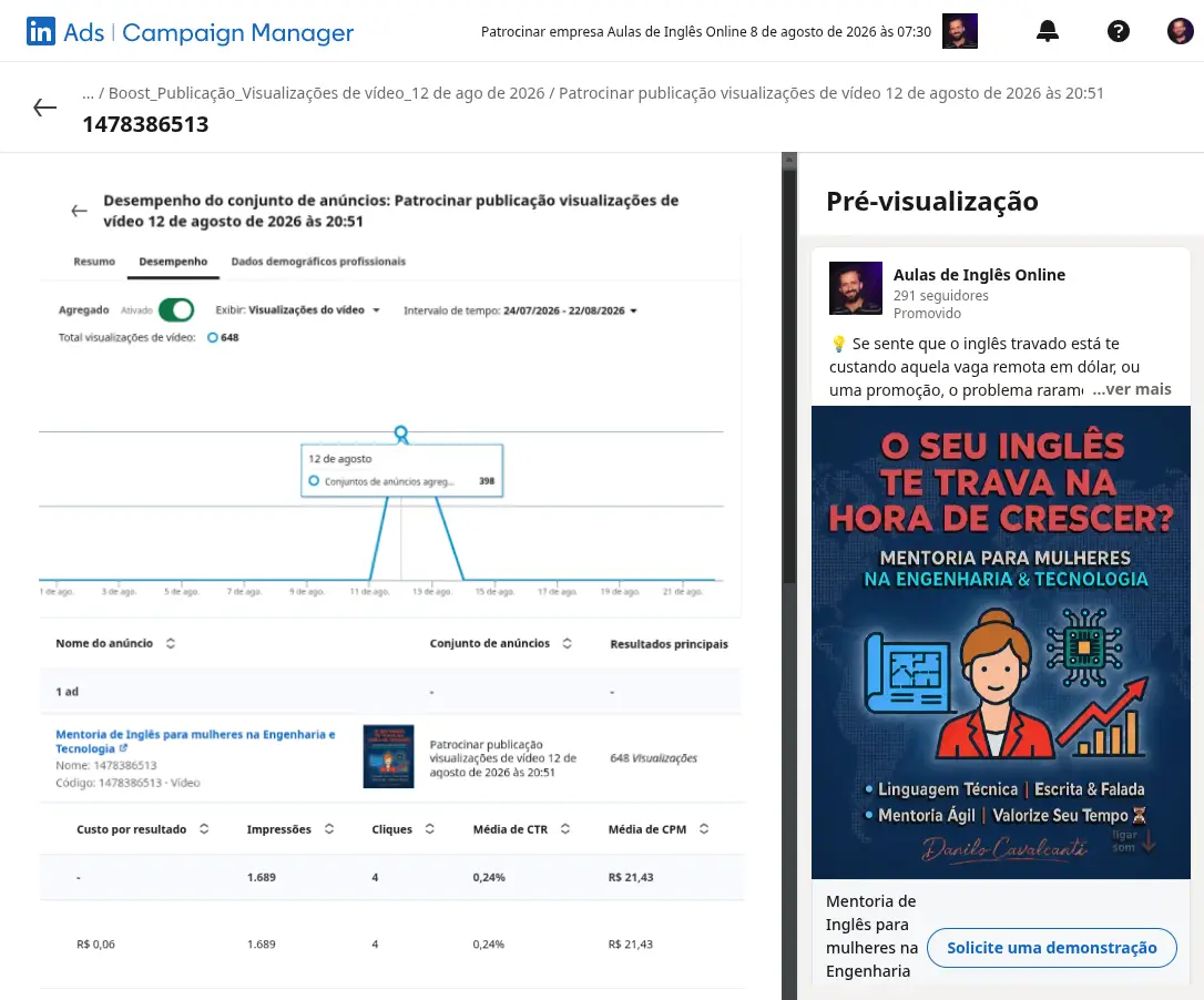 Campaigns and Audience Engagement portfolio preview